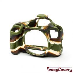 EasyCover custodia protettiva in silicone camera case per Canon 4000D camouflage