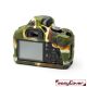 EasyCover custodia protettiva in silicone camera case per Canon 4000D camouflage