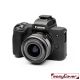 EasyCover custodia protettiva in silicone camera case per Canon M50 nero
