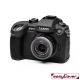 EasyCover custodia protettiva in silicone camera case per Panasonic GH5 GH5s nero
