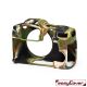 EasyCover custodia protettiva in silicone camera case per Panasonic GH5 GH5s camouflage