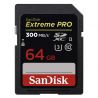 Sandisk 64GB Extreme Pro Scheda SD 300MB/s (U3) SDHC