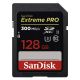 Sandisk 128GB Extreme Pro Scheda SD 300MB/s (U3) SDHC