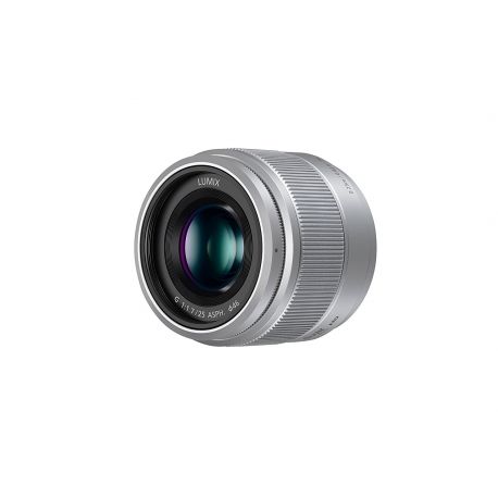 Obiettivo Panasonic Lumix G 25mm f/1.7 Asph Argento Silver H-H025