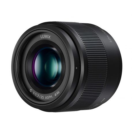 Obiettivo Panasonic Lumix G 25mm f/1.7 Asph Nero H-H025