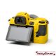 EasyCover custodia protettiva in silicone camera case per Nikon Z6 / Z7 giallo