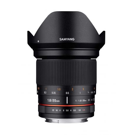 Obiettivo Samyang 20mm F1.8 ED AS UMC per Nikon AE