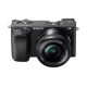 Fotocamera Mirrorless Sony Alpha A6400 Kit 16-50mm f/3.5–5.6 PZ OSS Nero [MENU ENG]