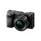 Fotocamera Mirrorless Sony Alpha A6400 Kit 16-50mm f/3.5–5.6 PZ OSS Nero [MENU ENG]