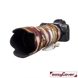 Easycover custodia in neoprene marrone camo per obiettivo Canon EF 70-200mm f/2.8 IS II USM Lens Oak