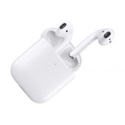 Apple AirPods 2 cuffiette auricolari per iphone con custodia di ricarica wireless