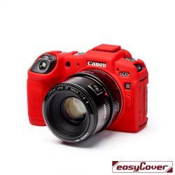 EasyCover custodia protettiva in silicone camera case per Canon EOS RP rosso