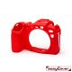 EasyCover custodia protettiva in silicone camera case per Canon EOS RP rosso
