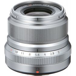 Obiettivo FUJINON XF 23mm F2 R WR Silver (BULK) per Fuji Fujifilm