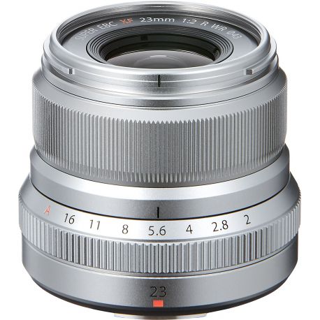 Obiettivo FUJINON XF 23mm F2 R WR Silver (BULK) per Fuji Fujifilm
