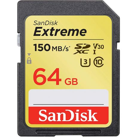 Sandisk Extreme Scheda di memoria SD 64GB 150mb/s SDXC