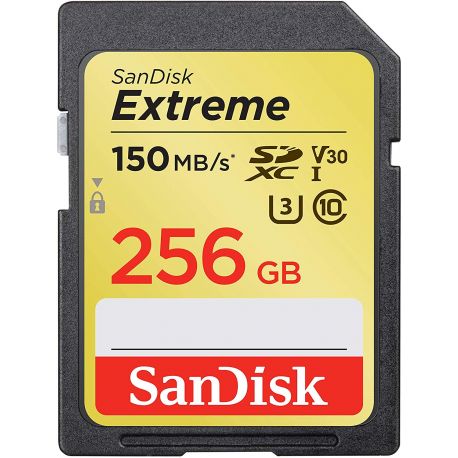 Sandisk Extreme Scheda di memoria SD 256GB 150mb/s SDXC