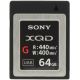 Sony Scheda XQD 64Gb Lettura 440mb/s - Scrittura 400mb/s