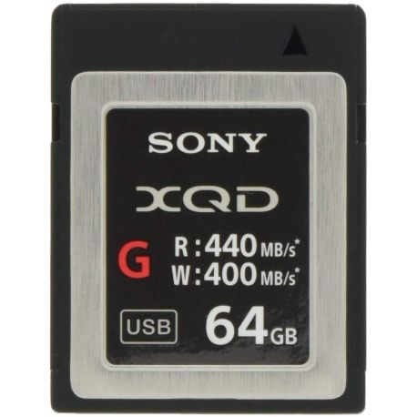 Sony Scheda XQD 64Gb Lettura 440mb/s - Scrittura 400mb/s