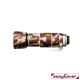 Easycover custodia in neoprene marrone camo per obiettivo Canon 100-400mm F4.5-5.6L IS II USM V2 Lens Oak