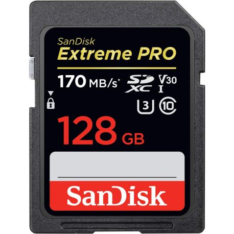Sandisk 128GB Extreme PRO Scheda SD 170MB/s SDXC UHS-I