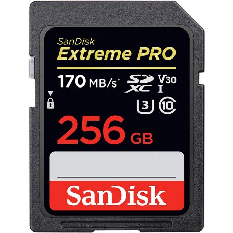 Sandisk 256GB Extreme PRO Scheda SD 170MB/s SDXC UHS-I
