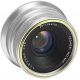 Obiettivo grandangolare 7Artisans 25mm F1.8 per fotocamere Canon attacco EF-M Silver