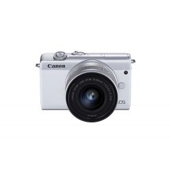 Fotocamera Mirrorless Canon EOS M200 kit 15-45mm IS STM Bianco