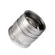 Obiettivo 7Artisans 55mm F/1.4 APS-C per fotocamere mirrorless Sony E Silver