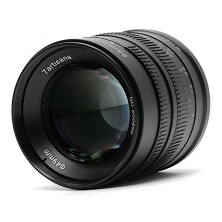 Obiettivo 7Artisans 55mm F/1.4 APS-C per fotocamere mirrorless Canon M