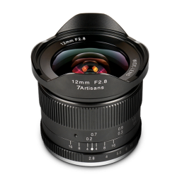 Obiettivo grandangolare 7Artisans 12mm F2.8 APS-C per fotocamere mirrorless Sony E