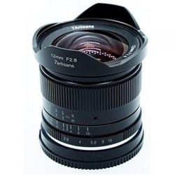 Obiettivo grandangolare 7Artisans 12mm F2.8 APS-C per fotocamere mirrorless Fuji X