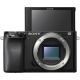 Fotocamera mirrorless Sony A6100 solo corpo (kit box) Nero [MENU ENG]