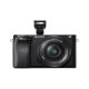 Fotocamera Mirrorless Sony A6100 Kit 16-50mm + 55-210mm Nero [MENU ENG]