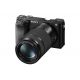Fotocamera Mirrorless Sony A6100 Kit 16-50mm + 55-210mm Nero [MENU ENG]