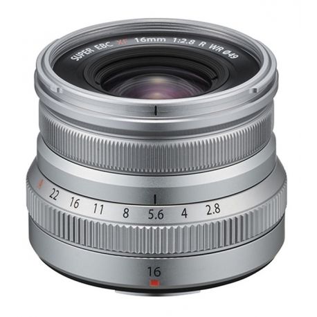 Obiettivo FUJINON XF 16mm F2.8 R WR Silver per Fujifilm