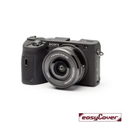 easyCover custodia protettiva in silicone per Sony A6600 nero