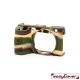 easyCover custodia protettiva in silicone per Sony A6600 camouflage