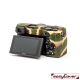 easyCover custodia protettiva in silicone per Sony A6600 camouflage