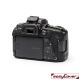 easyCover custodia protettiva in silicone per Canon 90D nero