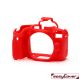 easyCover custodia protettiva in silicone per Canon 90D rosso