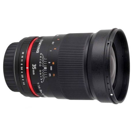 Obiettivo Samyang 35mm f/1.4 AS UMC per Canon