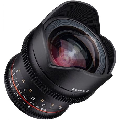 Obiettivo Samyang 16mm T/2.6 ED AS UMC VDSLR per Canon EF
