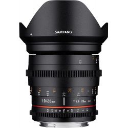 Obiettivo Samyang 20mm T1.9 ED AS UMC Cine per Nikon