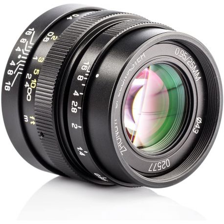 Obiettivo Zhongyi Mitakon Speedmaster 25mm f/0,95 per fotocamere Micro QuattroTerzi M4/3