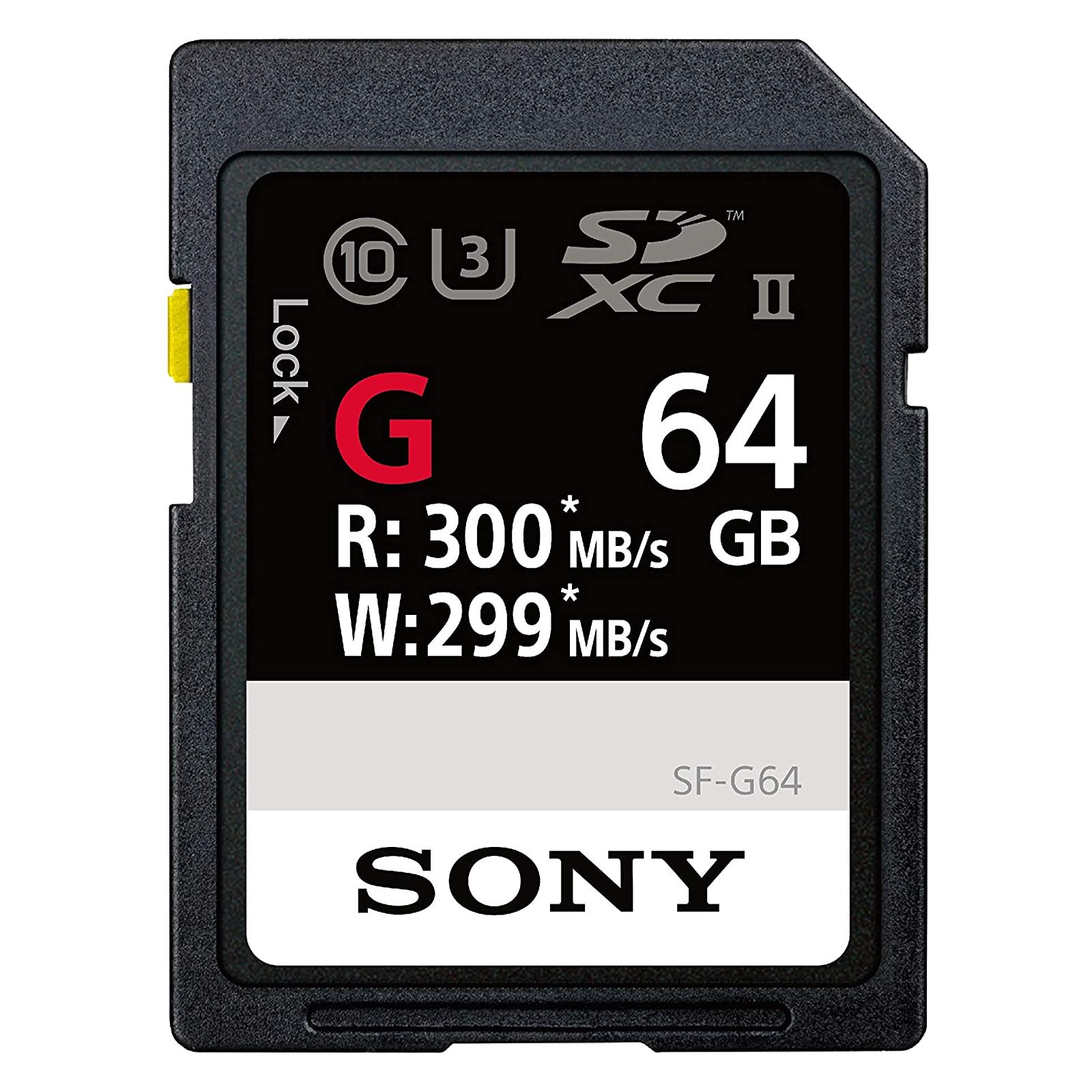 Scheda di memoria SD Sony 64GB - 300MB/s