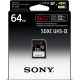 Scheda di memoria SD Sony 64GB 300MB/s - SF-G64 SDXC Classe 10 UHS-II U3
