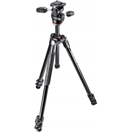 Manfrotto MK290XTA3-3W XTRA Kit 290 treppiede in alluminio + testa a 3 vie