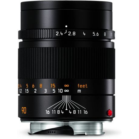 Obiettivo LEICA SUMMARIT-M 90mm f/2.4 per fotocamere con attacco Leica M nero