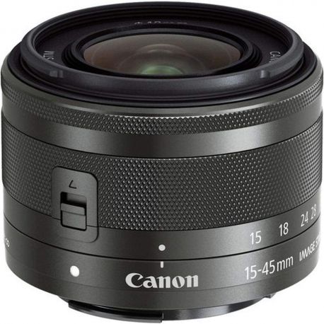 Obiettivo Canon EF-M 15-45mm F3.5-6.3 IS STM nero (bulk) PRONTA CONSEGNA